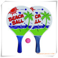 Personnaliser la raquette de plage en bois avec ballon pour Promotion (OS05001)